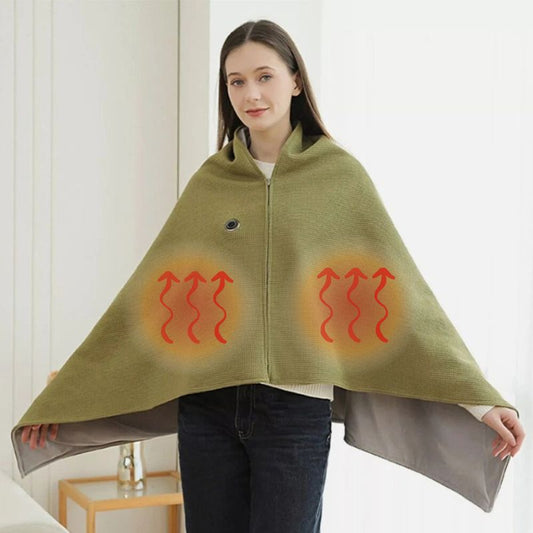 🔥Soldes de Noël - Jusqu'à 50% de réduction❄️Couverture chauffante électrique portable à fermeture éclair douce☀️Réchauffez tout l'hiver