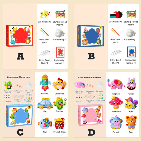 🧵Jouets de couture pour poupées DIY 🎀