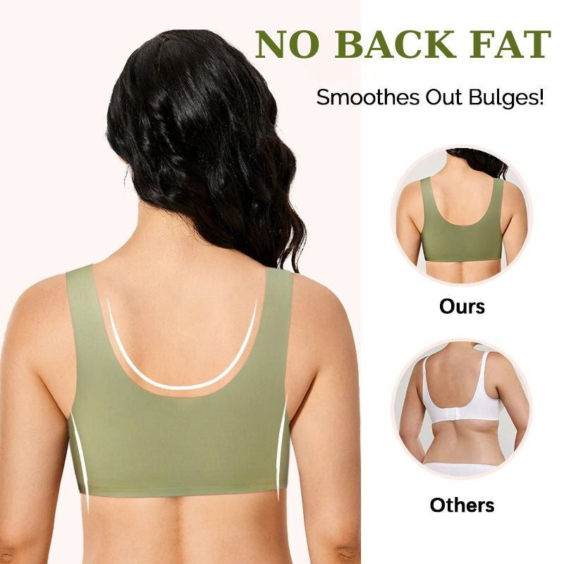 Soutien-gorge de nuit à bouton avant pour femmes d'âge moyen et âgées