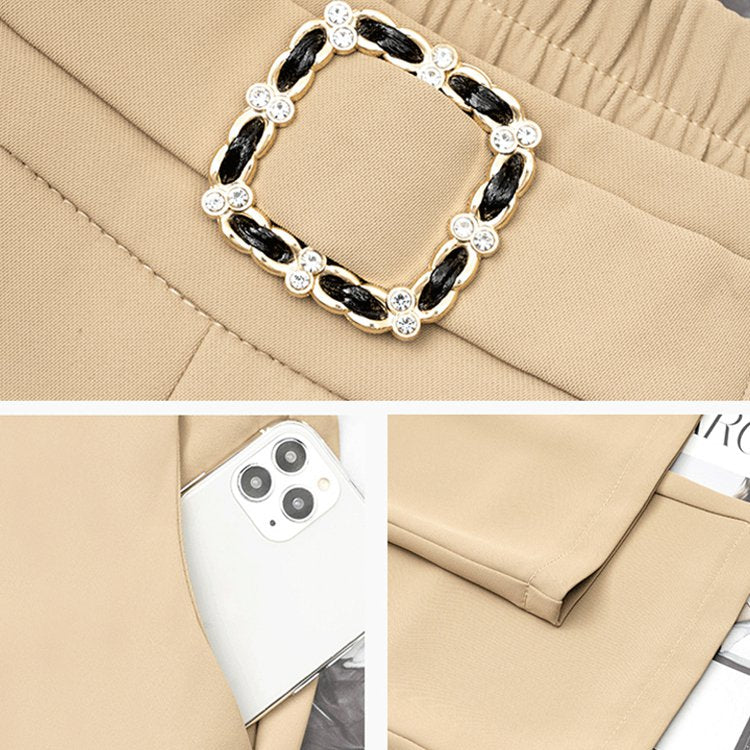 Pantalon large décontracté pour tous les styles Pour femme