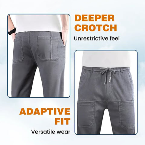 ⏳Réduction limitée de 50%💥🥰 Pantalon cargo résistant avec une grande élasticité et plusieurs poches
