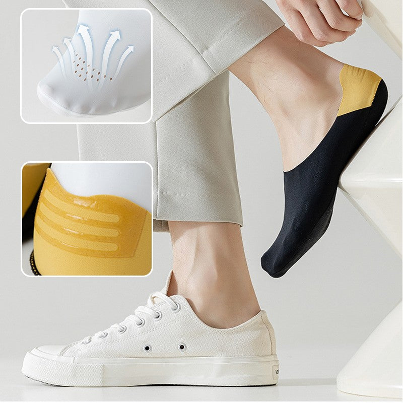 Chaussettes antidérapantes respirantes en soie glacée(Achetez 2 livraison gratuite)