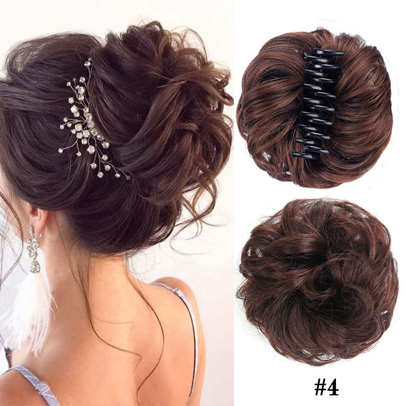 Perruque à Pinces avec Cheveux Naturels