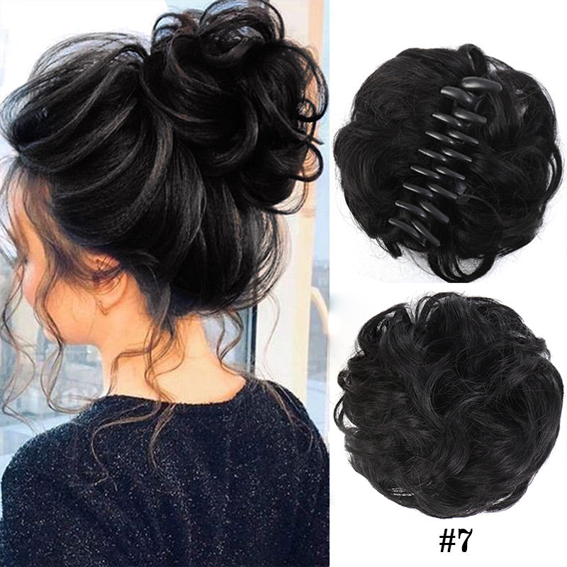 Perruque à Pinces avec Cheveux Naturels