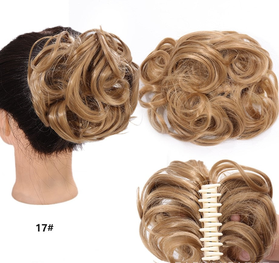 Perruque à Pinces avec Cheveux Naturels
