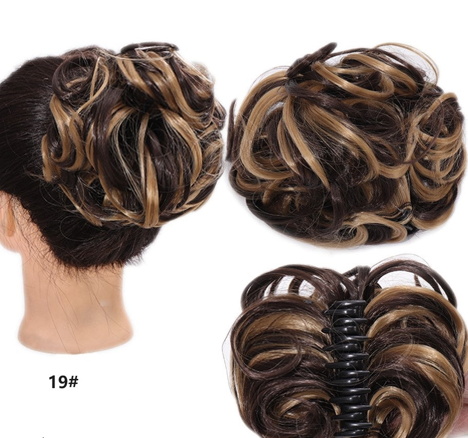 Perruque à Pinces avec Cheveux Naturels