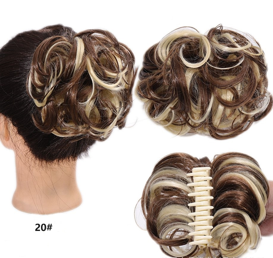 Perruque à Pinces avec Cheveux Naturels