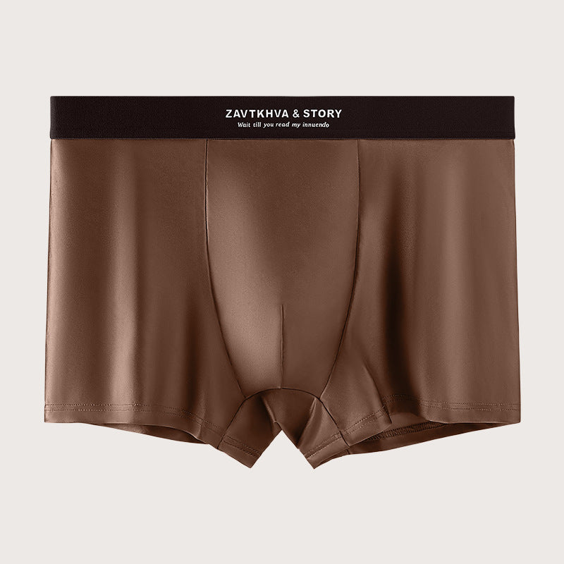 ❄️Caleçon boxeur de luxe brillant et extensible pour hommes