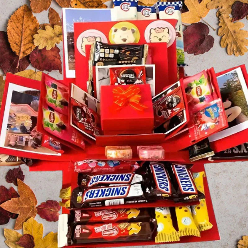 ⏰Soldes de Noël limités 50 % DE RÉDUCTION !! 🎄50 000 VENDUS ! 🎁✨Kit boîte cadeau surprise explosive