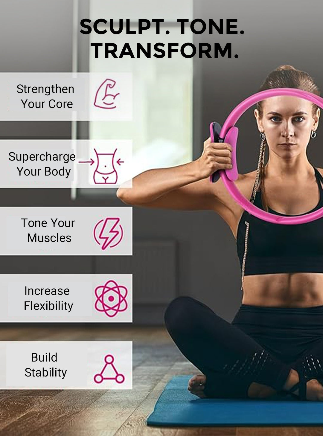 🔥Vente d'été 50% de réduction🔥Préparateur physique Pilates Ring