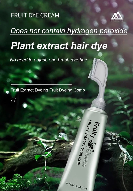 📢🌸👧Acheter 3 Obtenez 2 Gratuit🌸 Essence de fruits Peignon de teinture de cheveux