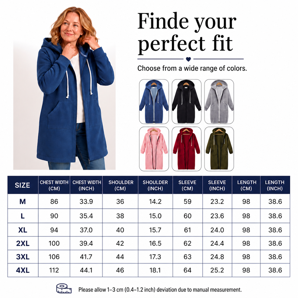 🔥 Ultime réduction -50% aujourd'hui seulement✨ Hoodie décontracté femme - Zip polaire ✨