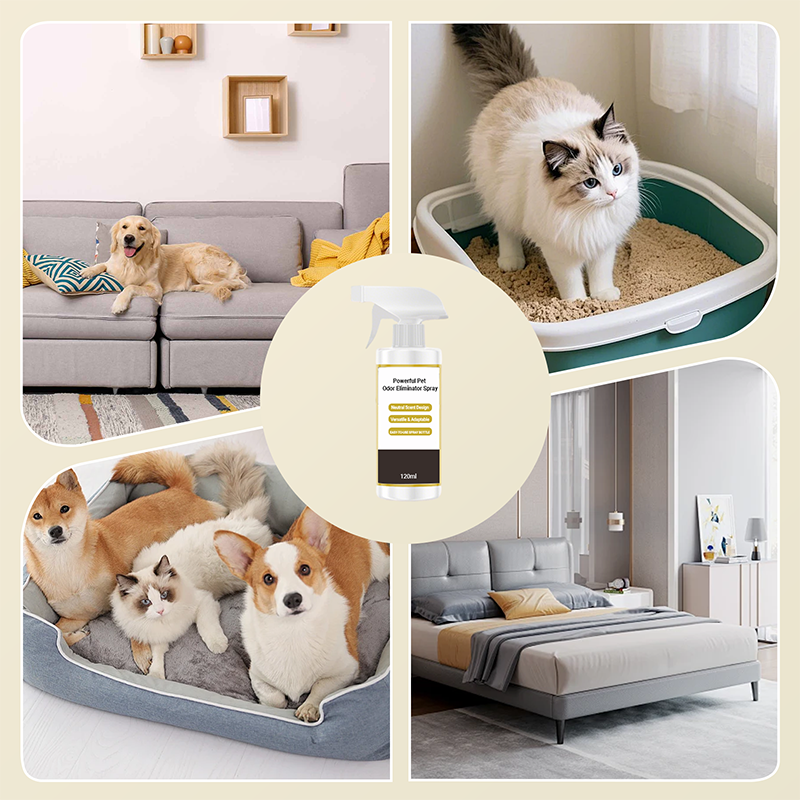 120 ml Spray déodorant puissant pour animaux domestiques