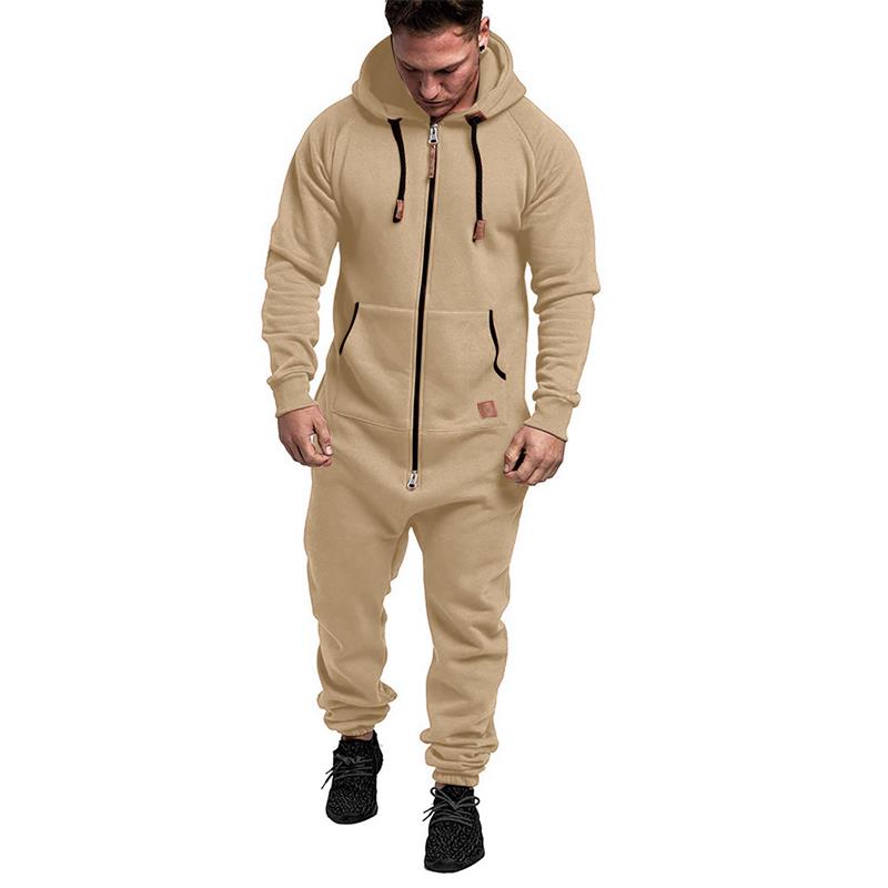 🎁 Nouveautés en promotion à 50% 💥 Combinaison à capuche en polaire uni