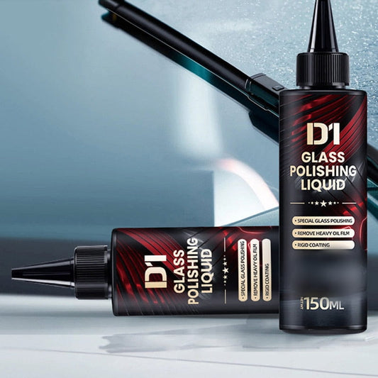 🔥Liquide de polissage pour vitres automobiles – Effacez les marques de façon permanente, économisez sur les coûts de remplacement !