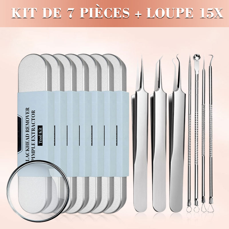 💓50 % DE RÉDUCTION💥Kit d'Outils pour l'Extraction de Points Noirs et Boutons📢📢3 dernières heures : Grande vente⏰⏰