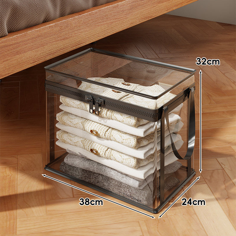 🔥Offre à durée limitée : 50 % de réduction 📦Grand sac de rangement transparent en plastique épais et résistant pour vêtements, déménagement et stockage