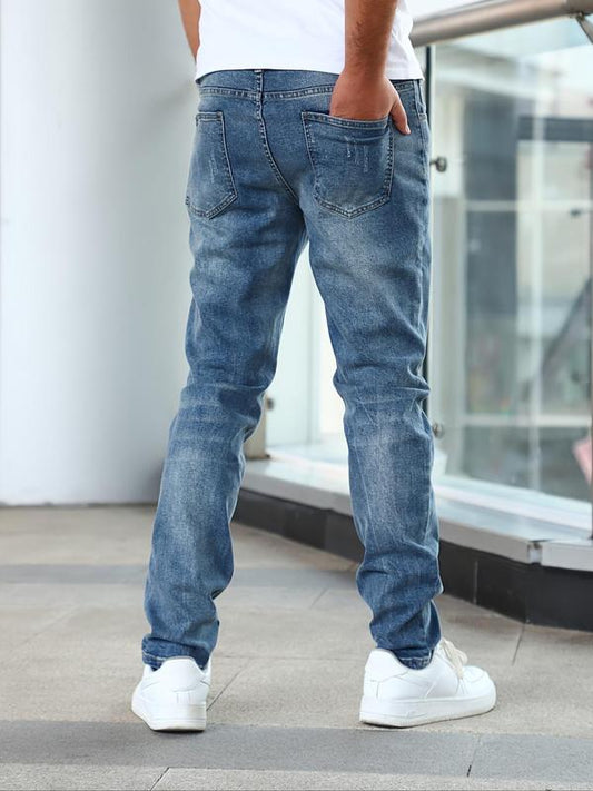 Jean droit coupe classique pour homme