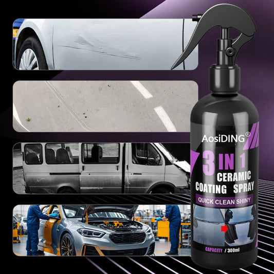 🚘offre limitée dans le temps✨Spray de revêtement céramique automobile 3-en-1