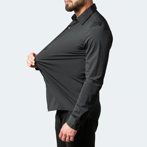 💥Offre à moitié prix🥰Chemise stretch infroissable sans repassage