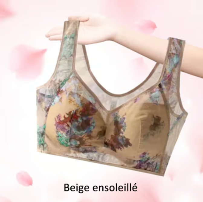 🎁Dernier jour-Achetez 1 Gratuit 1😍Soutien-gorge confort rafraîchissant en dentelle de soie glacée