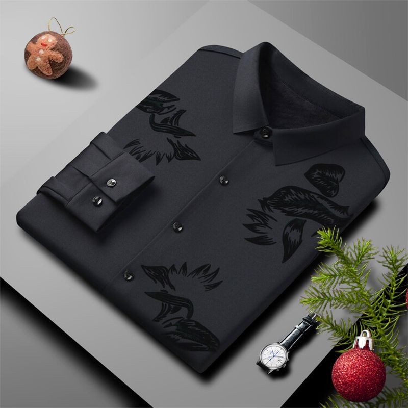 Chemise décontractée épaissie chaude en polaire pour hommes