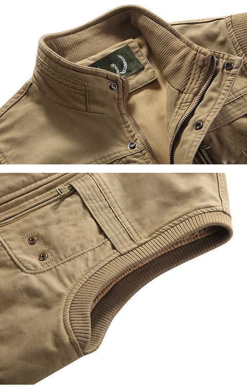 GILET VINTAGE MULTIBOCHES POUR HOMME – LE CADEAU IDÉAL POUR PAPA🔥LIVRAISON GRATUITE
