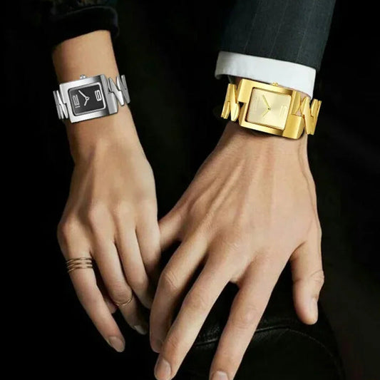 ⏳Spécial à durée limitée⏰Montre carrée à quartz de style vintage⌚