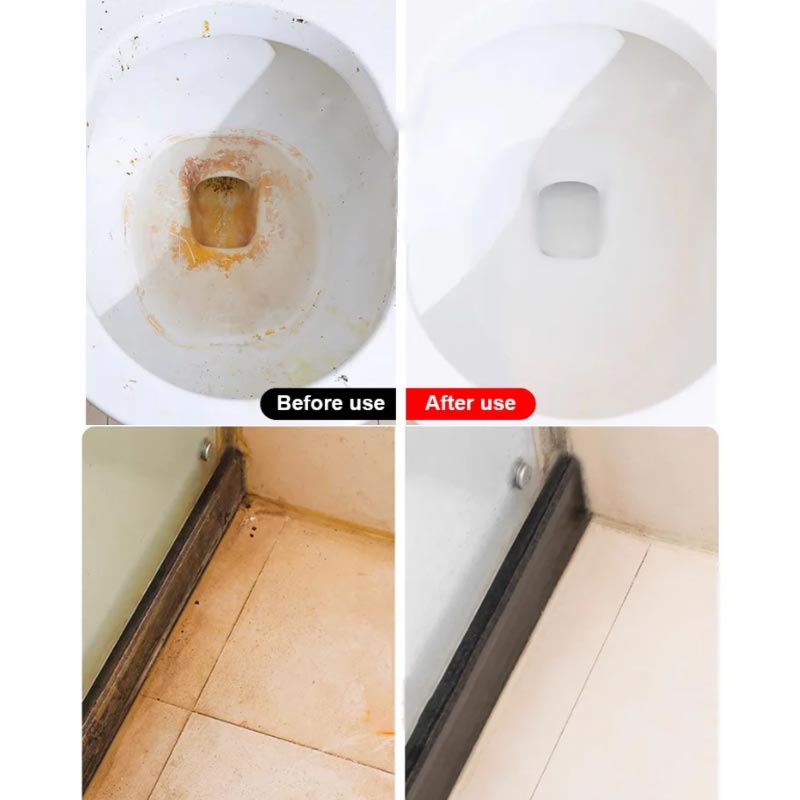 💥Détachant multi-usages à l'acide oxalique, nettoyage et détachage des carreaux de toilettes et de salle de bain