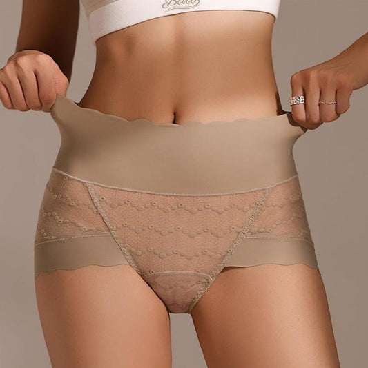 Culottes Taille Hautes Sans Coutures Respirantes en Dentelle