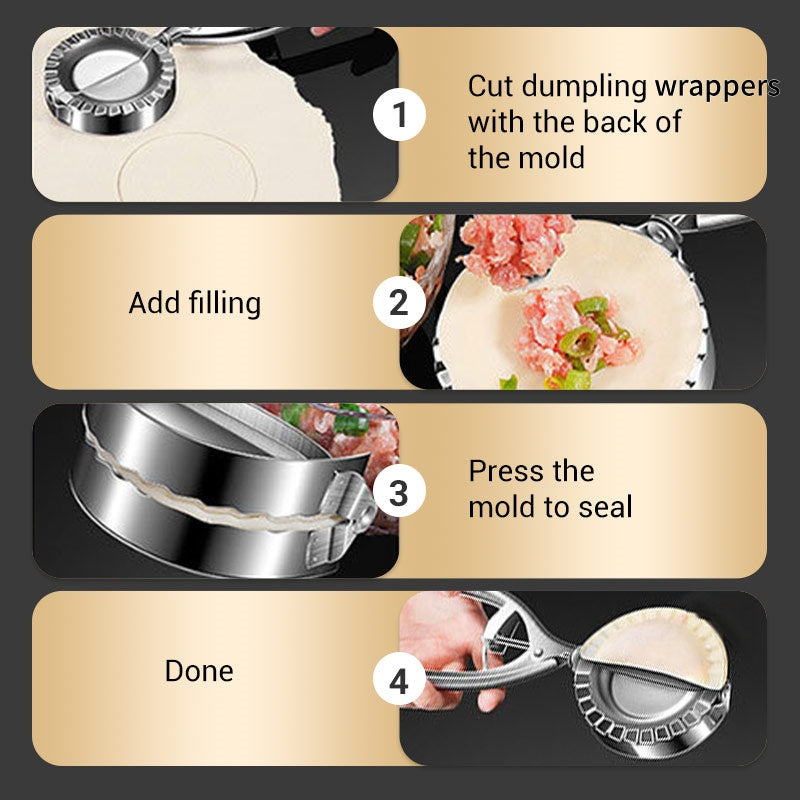 ✨🧑🍳Embellish votre cuisine - 👍Clip pour moule à boulettes en acier inoxydable durable