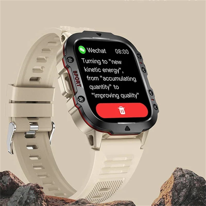 📣LIVRAISON GRATUITE💧Waterproofing Ultimate Outdoor Companion ⌚Montre intelligente robuste pour l'extérieur - 100+ modes sportifs