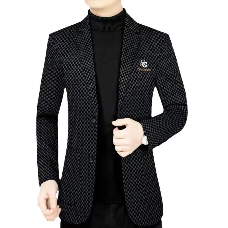 Veste de Costume Décontractée à Coupe Ajustée pour Hommes🔥livraison gratuite 🛫