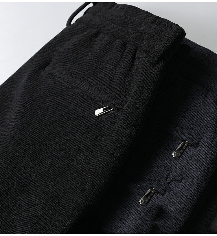 đ„đ€Soldes du Black Friday : 50 % de rĂ©ductionđ„Pantalon droit dĂ©contractĂ© en velours cĂŽtelĂ© pour homme