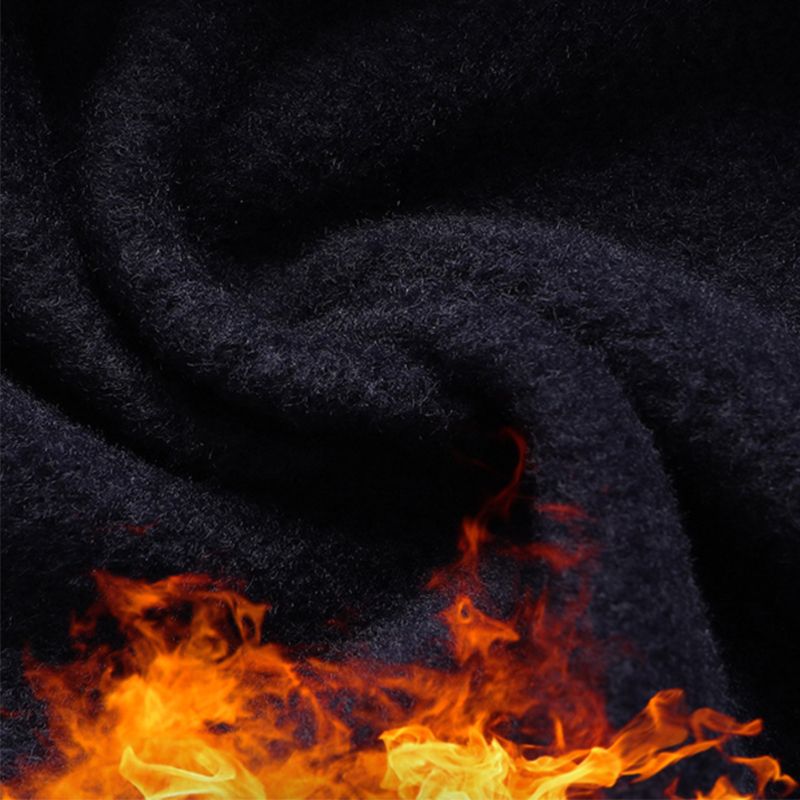 Cardigan en peluche thermique décontracté pour homme - Joli cadeau pour père !