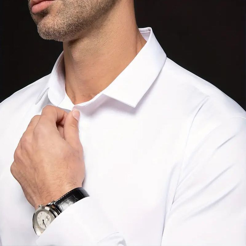 đChemise business trĂšs extensible et sans repassage pour hommesâšAchetez-en 2 et bĂ©nĂ©ficiez de la livraison gratuite