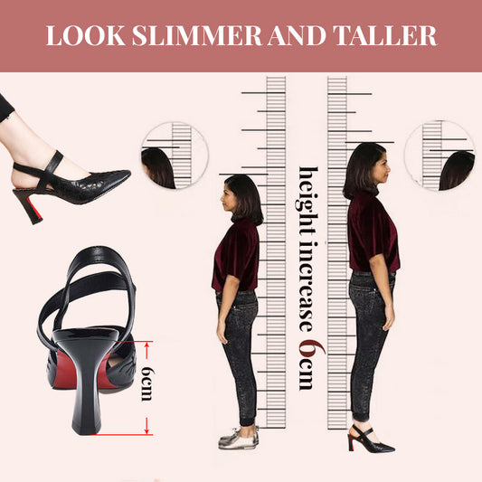 Sandales creuses à bout pointu pour femmes