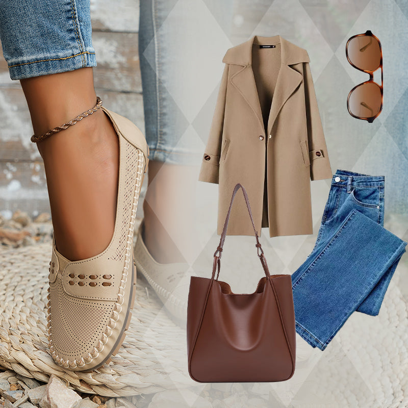 Chaussures plates confortables et respirantes pour femmes