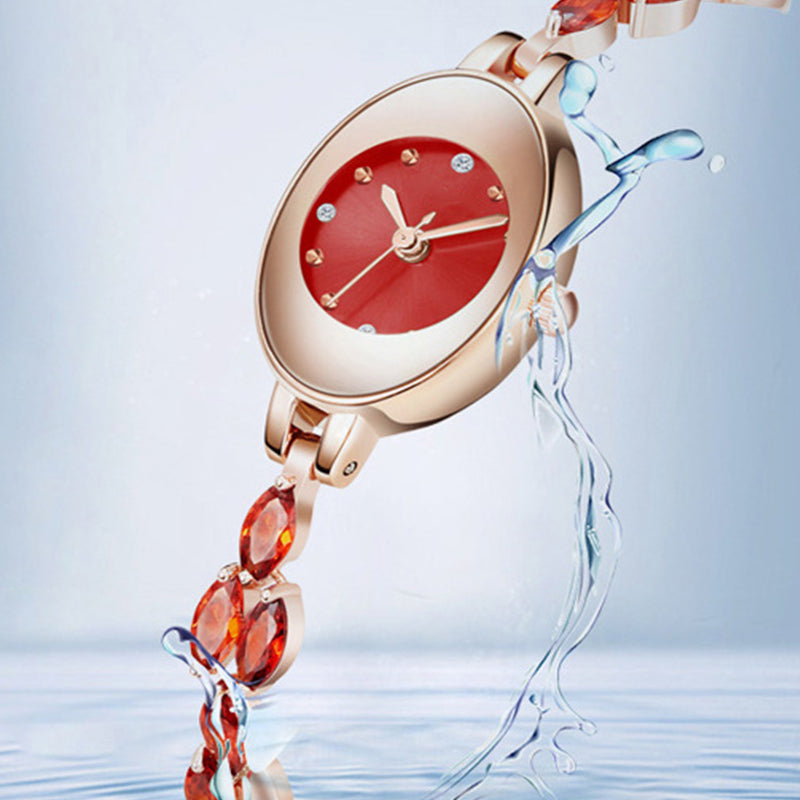 ✨2025 Nouveau design✨💖Womne's montre-bracelet en zircon de couleur