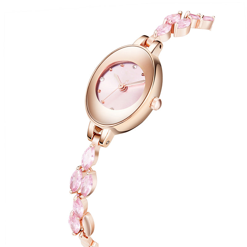 ✨2025 Nouveau design✨💖Womne's montre-bracelet en zircon de couleur
