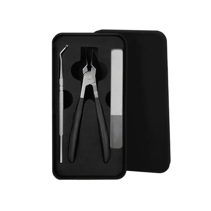 🔥2025 Vente à chaud🔥 Set de 3 pièces de coupe-ongles à bord incliné 25° anti-éclaboussures