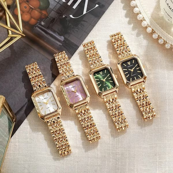 🔥2025 ventes chaudes🔥 Montre-bracelet à quartz de luxe pour femme