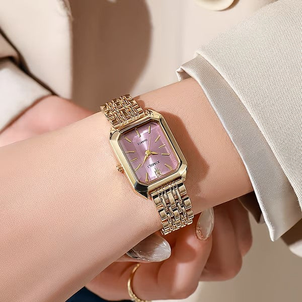 🔥2025 ventes chaudes🔥 Montre-bracelet à quartz de luxe pour femme