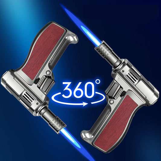 🔥 Vente Flash -50% 🔥 Briquet Torche Rechargeable Portable Anti-Vent Multi-Usages