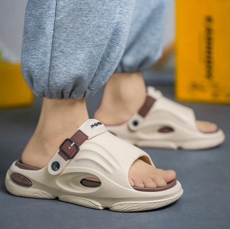 【Jamais de pieds malodorants】Chaussons antidérapants en EVA à semelle épaisse
