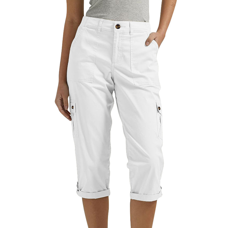 🔥 Hot Sale 🔥Short décontracté multi-poches à haute élasticité pour femme