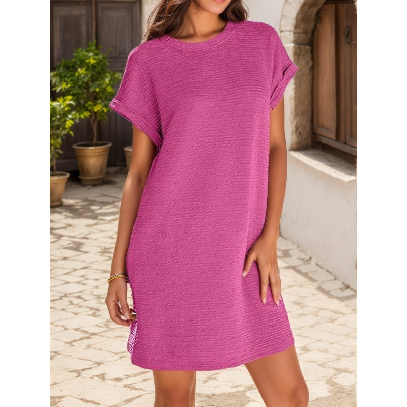 💃Robes amples à manches roulées et à poches pour femmes