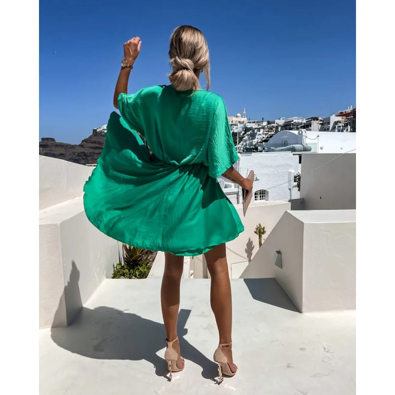 Robes à taille flottante et à ourlet irrégulier pour femmes