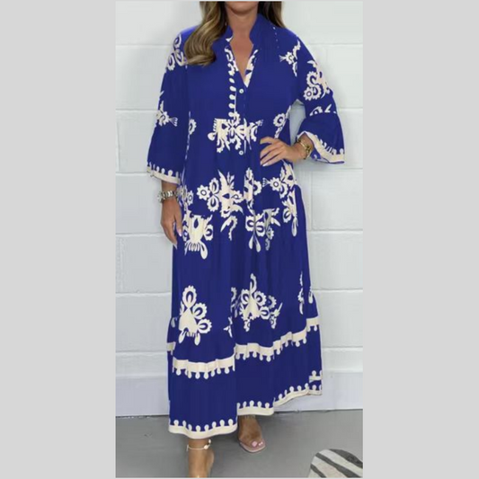 Robe de loisirs imprimée pour femmes