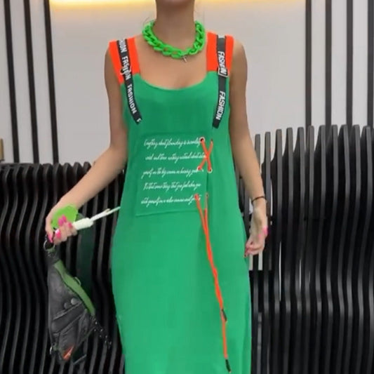 💖Dernier jour de soldes -50%💖Robe décontractée imprimée sans manches pour femme